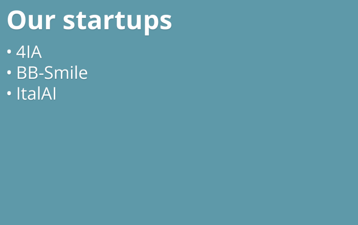 Our startups